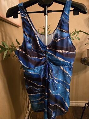 NWOT Womens Plus Size Tankini Top
